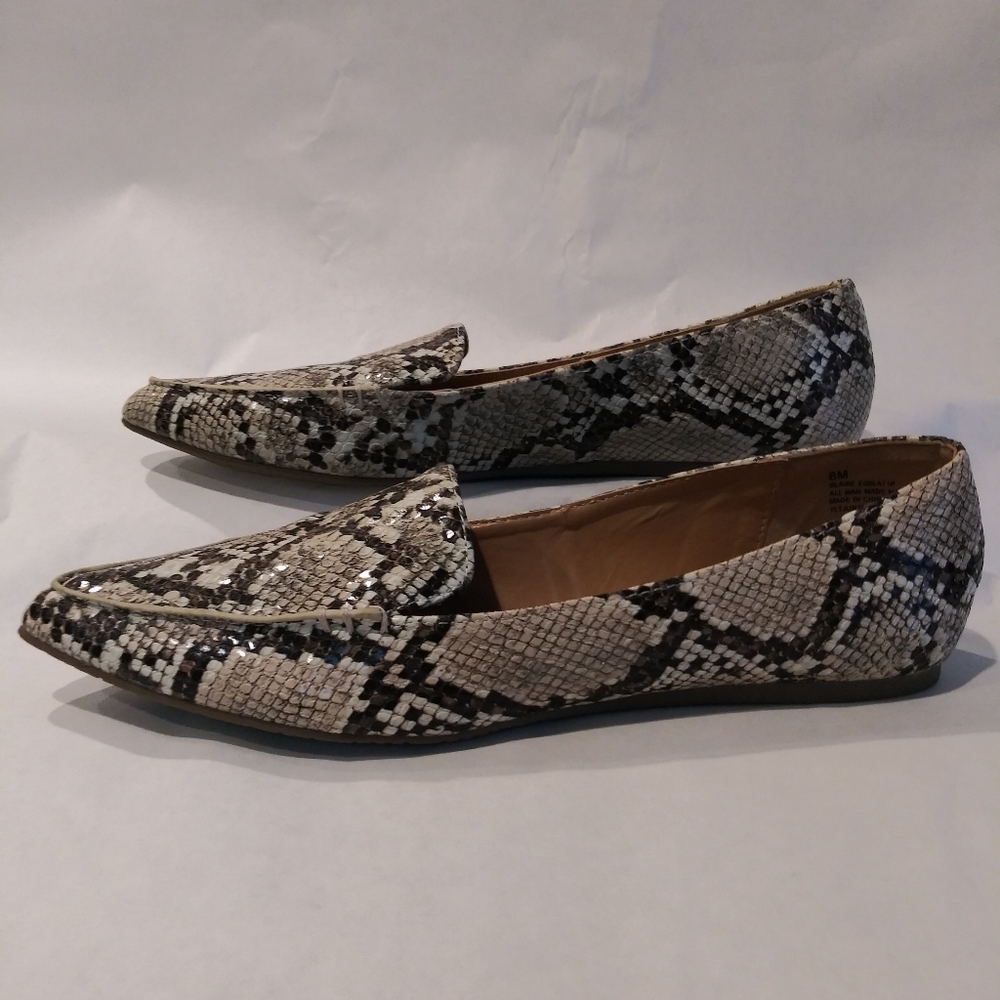 Snakeskin Loafers